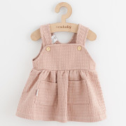 Kojenecká mušelínová sukýnka New Baby Comfort clothes růžová 