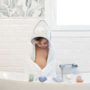 Dětská bavlněná osuška s kapucí 100x100 cm bonjourbébé