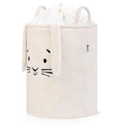 Koš na hračky Premium Bouclé se šňůrkou 43 l Sipo