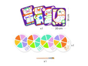 Malování s paletou Rozkošná zvířátka Djeco