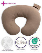 Mušelínový polohovací polštář MiniRelax 140 cm Babymatex