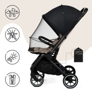 Uni síťka proti hmyzu & sluneční clona na kočárek 2 v 1 Sipo
