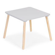 Dětská sada nábytku - Stůl + 2x židlička - šedá