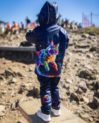 Softshellové kalhoty dětské Duhová kočka Wamu