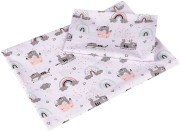 Suchý bazén Velvet béžový/růžové kuličky Infantilo