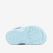 Dívčí nazouváky clogsy Little Frog Pastelově modré Coqui