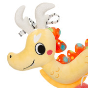 Závěsná senzorická hračka dráček s chrastítkem a zrcátkem Akuku