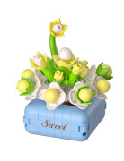 Stavebnice mini Sukulent v květináči mix druhů Koco