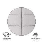 Set zimní fusak Arctic 4v1 + rukavice na kočárek Furry Petite & Mars