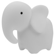 LED silikonová noční lampička Rgb s dálkovým ovladačem - slon Mary's 