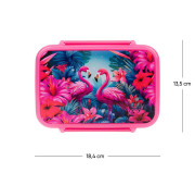 Box na svačinu s přihrádkami Flamingo Baagl