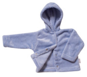 Kabátek s dlouhým rukávem a kapucí wellsoft MKCool Modrý