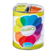 Razítkovací poštářky Stampo IZINK PIGMENT 10 ks - Zářivé barvy 