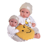 Realistická panenka miminko s celovinylovým tělem 42 cm Erika 50423 Antonio Juan