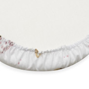 Bavlněné prostěradlo do kočárku Sweet teddy bear 35 x 75 cm pink New Baby