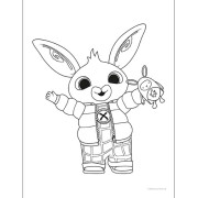 Omalovánkový set s oboustrannými voskovkami Bing