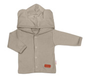 Bavlněná souprava pro miminko do porodnice Made with love, tm. béžová Baby Nellys