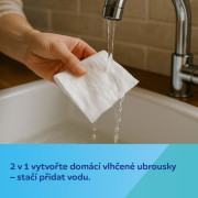 Jednorázové bambusové ručníky 120 ks Canpol babies