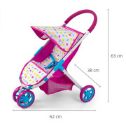 Dětský golfový kočárek pro panenky Milly Mally Susie