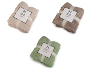 Deka plyšová, copánková 150x200 cm