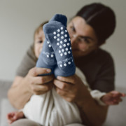 Dětské ponožky Stay-on-Socks Antislip 1 pár Blue Heaven