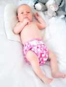 Novorozenecké extra jemné svrchní kalhotky suchý zip Bobánek