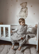 Dětský zateplený mušelínový spací pytel Kids soft s nožičkami Infantilo