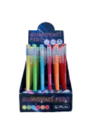 Gumovací pero jednorázové Neonové