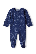 Overal kojenecký 4pack, Minoti, 15mbaby 1, modrá  Vesmír