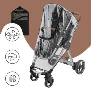 Uni pláštěnka na kočárek 3 v 1 (ochrana před deštěm, sněhem a větrem) Sipo