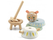 Dřevěná skládací kočička Djeco