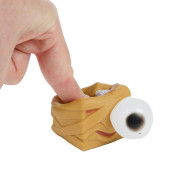 Kostka příšera antistresová mačkací silikon 5x5 cm