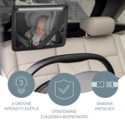 Zrcátko s LED osvětlením Deluxe, Black