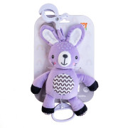 Natahovací hrací strojek plyš 30 cm závěs na postýlku/kočárek Babyted