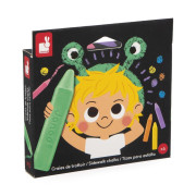 Colorino Barevné křídy na chodník 6 barev Janod 