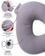 Mušelínový polohovací polštář MiniRelax 140 cm Babymatex