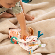 Vzdělávací, plyšová a šustící knížka, Slon Akuku