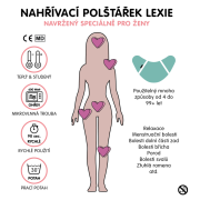 Nahřívací polštářek Lexie Pale Green KipKep