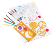 Malovací sada se šablonami Spiral