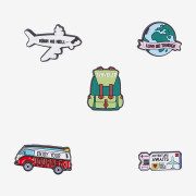 Amulety - ozdoby na boty Amuletz Cestovní set mix Coqui