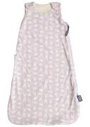 Merino spací pytel se zipem na boku, zajíc béžový