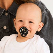 Anatomický dudlík z prírodního kaučuku Colour Polka 2 ks 6 - 18 měsíců Bibs