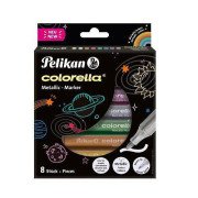 Pelikan - Metalické Fixy Colorella 8ks