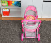 Dětský kočárek pro panenky Alice Prestige Milly Mally