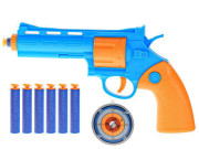 Pistole 26 cm s pěnovými náboji a přísavkami 6 ks 