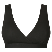 Kojicí podprsenka bambus Nuuma Black s vyjímatelnými vložkami + prací sáček Moniel