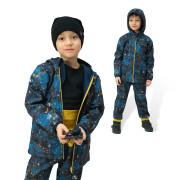 Dětská softshellová bunda Duo Galaxie - modrá Esito