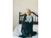 Mušelínová zavinovací plena 120x120cm Dark Summer Poppy