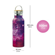 Termoláhev s bambusovým víčkem 500 ml Baagl