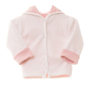 Oboustranný kabátek s kapucí MKCool Starorůžový